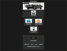 Tablet Screenshot of egauctions.net